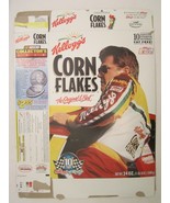 Kellogg&#39;s CORN FLAKES 24 oz Cereal Box 2001 TERRY LABONTE 10 Years - £10.65 GBP