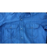 Vtg Tobias S Soft Denim Blue Jean Snap Front Shirt Western - £17.92 GBP