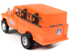 1955 Chevrolet Utility Truck Orange &quot;Union Electric&quot; 1/87 (HO) Scale Model by Cl - £29.72 GBP