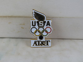 Vintage Olympic Pin - AT&amp;T Sponsor Team USA Atlanta 1996 - Stamped Pin  - £11.80 GBP