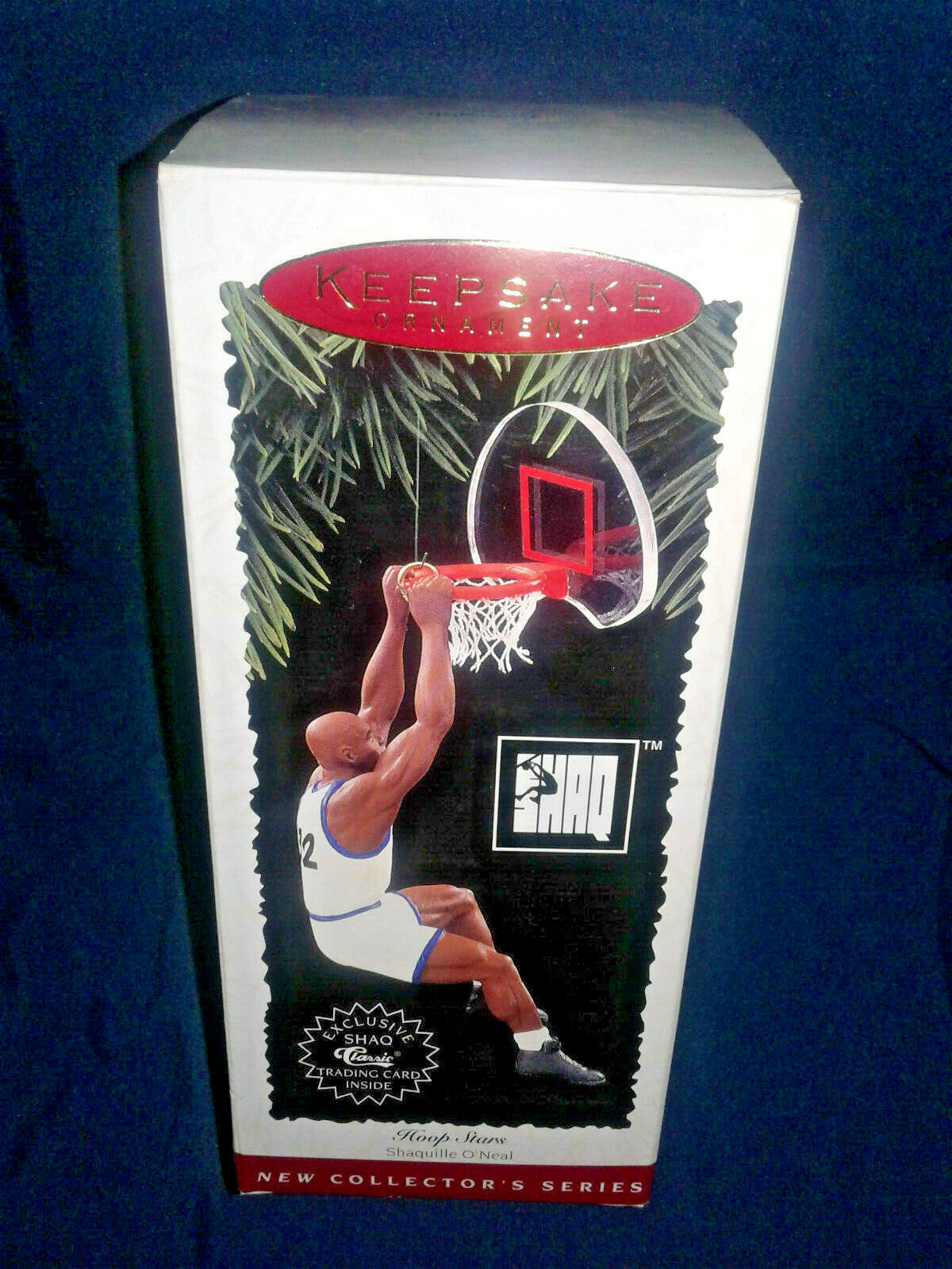 Shaquille Shaq O'Neal 1995 Hallmark Basketball Christmas Ornament Original Box