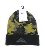 Nike Trail Running Beanie One Size Fit Olive Black Camo Dri-Fit NEW DV33... - €21,65 EUR