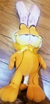 Vintage Garfield cat tv cartoon VTG pillow doll toy plush stuffed bunny easter - £14.99 GBP