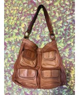 Brand New Banana Republic Leather Hobo Bag Multipocket With Tags Leather - $60.39