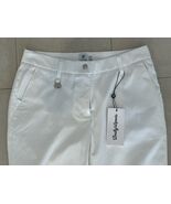 NWT WOMEN&#39;S DAILY SPORTS GOLF PANT LOGO WHITE SIZE 8 - $76.25 CAD