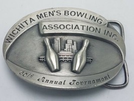 Vintage Witchita Uomo Bowling Association Inc 60th Annual Torneo Cintura... - $11.23