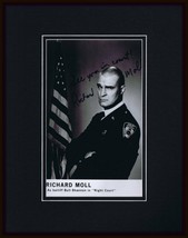 Richard Moll Signed Framed 11x14 Photo Display Night Court See You in Co... - £55.21 GBP