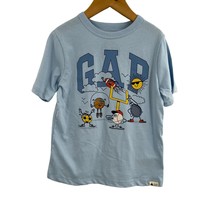 Gap Blue Sports Short Sleeve Organic Cotton Tee Size 4 Year New - £6.52 GBP