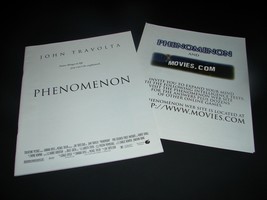 1996 PHENOMENON Movie Press Kit Production Notes Pressbook John Travolta - £11.34 GBP