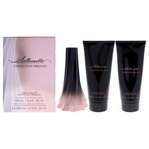 Silhouette by Christian Siriano for Women - 3 Pc Gift Set 3.4oz EDP Spra... - $26.49