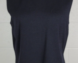Vtg St. John Basics Black Sleeveless Mock Neck Knit Top USA Medium - £31.07 GBP