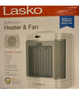 Lasko - CD08210 - Ceramic Bathroom Space Heater with Fan - White - $59.95