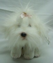 Demdaco Nat &amp; Jules Cute &amp; Soft White Maltese Dog 5&quot; Plush Stuffed Animal W/ Tag - £12.84 GBP
