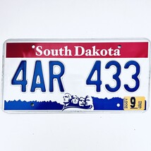 2001 United States South Dakota Mount Rushmore Passenger License Plate 4... - €10,46 EUR