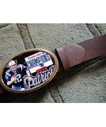 NEW ENGLAND PATRIOTS SUPER BOWL XLIX -Champion  Buckle &amp; Brown Belt (24&quot;... - $470.27 MXN