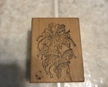 Vintage Bells with Bows Holiday Decoration Rubber Stamp by IMAGE ENCORE - $16.12
