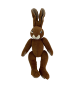 Russ Carlton Bunny Rabbit Plush Stuffed Animal 13&quot; Brown Vintage Toy Easter - £13.46 GBP