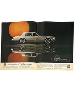 Vtg 1976 Cadillac Seville Magazine Print Ad At Home Anywhere In The Worl... - £5.32 GBP