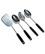 Vintage Foley USA Chrome Plated Slotted Spatula Solid Spoon 2 Slotted Sp... - €35,27 EUR
