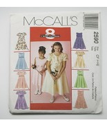 McCall&#39;s GIRLS CHILD SEWING PATTERN # 2590 SIZE CF 4 5 6 McCalls 2000 CUT  - $92.60 MXN