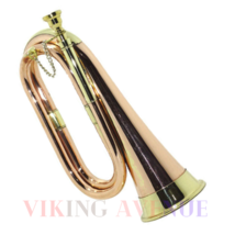 New Excellent Army Bugle + Free Hard Case+Mouthpiece -Brass Scout For Parade - £69.65 GBP