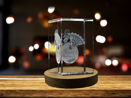 LED Base included | Thanksgiving 2 3D Engraved Crystal 3D Engraved Crystal  - £32.16 GBP+