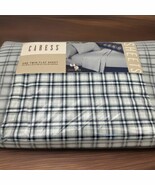 Vintage Caress Twin Flat Sheet Highlander Plaid Percale 66&quot; X 96” NEW - $468.29 MXN