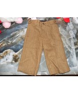 Janie and Jack Brown Herringbone Wool Blend Suit Trouser Pants Size 6-12... - $20.68