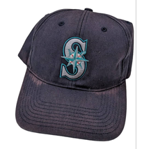 Seattle Mariners Twins Enterprise MLB Snapback Hat Vintage 90s Plain Logo - £11.76 GBP