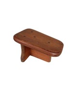 Shoeshine Lap Stool Box Rare Vintage 1940s-1950s Wooden Shoeshiner Boy - £191.64 GBP