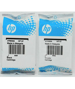 HP 67 Combo 2 pack Black &amp; Color OEM Genuine Printer cartridge for Envy ... - £46.22 GBP