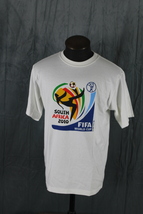 Retro Soccer Shirt - World 2010 Official Logo by Adidas - Men&#39;s Medium - £37.77 GBP