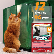 Panther Armor 12-Pack Furniture Protectors from Cats Scratch - anti Cat Couch Gu - £35.73 GBP