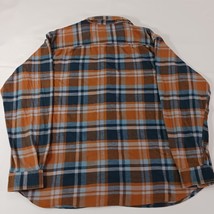 Columbia AM1523 Men's XL Cornell Woods Orange Plaid Flannel Long Sleeve Shirt image 14