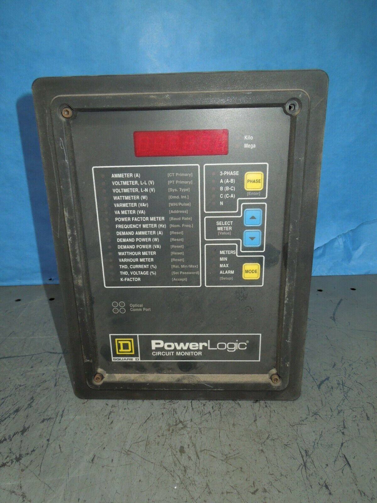 Square D Powerlogic Power Meter 3020 CM-2150 &amp; 3090 VPM-277-C1 Used - $250.00