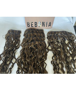 Bebonia Hair Extensions 22 Inch Curly Highlighted Brown,  9 Clip-Ins, Ne... - $4,221.53 MXN