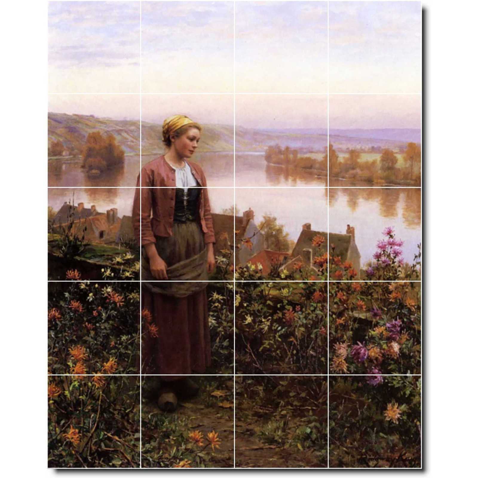 Knight daniel ridgway a garden above the seine rolleboise