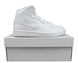Air Jordan 1 Mid Triple White Womens Size 8 Sneakers NEW DV0991-111 - £101.97 GBP