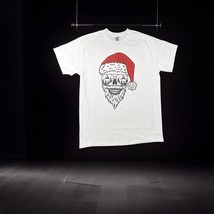 Skeleton Santa printed Christmas Unisex T-shirt - £12.57 GBP