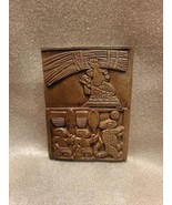 African Tribal Terracota Handcrafted Art Tile - $24.14