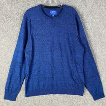 Apt. 9 Sweater Men&#39;s XL Acrylic Merino Wool Blend Blue Seriously Soft Pu... - $255.71 MXN