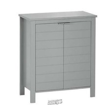 Madison Modern 2-Door Cabinet Wall Mounting Hardware Shelves Silver Adju... - €156,74 EUR