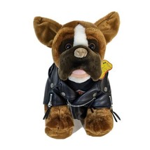 Build A Bear Harley Davidson French Bull Dog Plush Stuffed Animal - £55.82 GBP