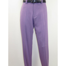 Men 2pc Walking Leisure Suit Short Sleeves DREAMS Checker 282-19 Lavender image 5