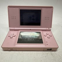 Nintendo DS Lite Console USG-001 Pink FOR PARTS OR REPAIR Lines On Screen - $27.99