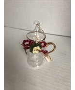 Kurt S. Adler hand crafter glass pitcher ornaments with tag - $19.80