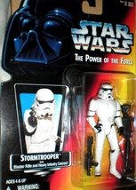 Star Wars - The Power Of the Force - Stormtrooper With Blaser Rifle &amp; He... - $12.00