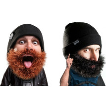 Beard Head Bushy Biker Bearded Face Mask &amp; Hat (2 Colors) - £21.54 GBP