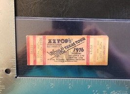 ZZ TOP - VINTAGE OCTOBER 2, 1976 HOLLYWOOD, FLORIDA WHOLE UNUSED CONCERT... - £49.25 GBP