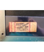 ZZ TOP - VINTAGE OCTOBER 2, 1976 HOLLYWOOD, FLORIDA WHOLE UNUSED CONCERT... - £50.20 GBP